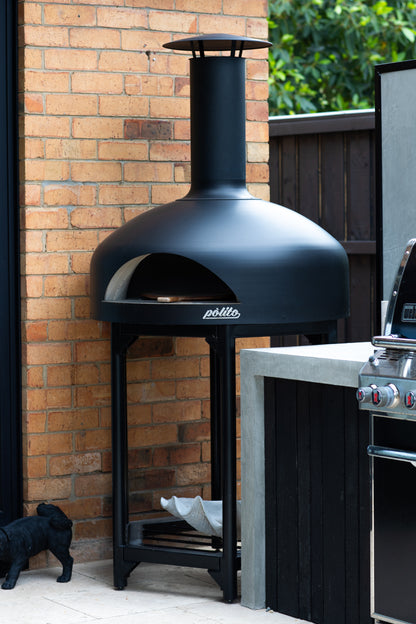 Polito Giotto Wood Fired Oven With Hexa Stand