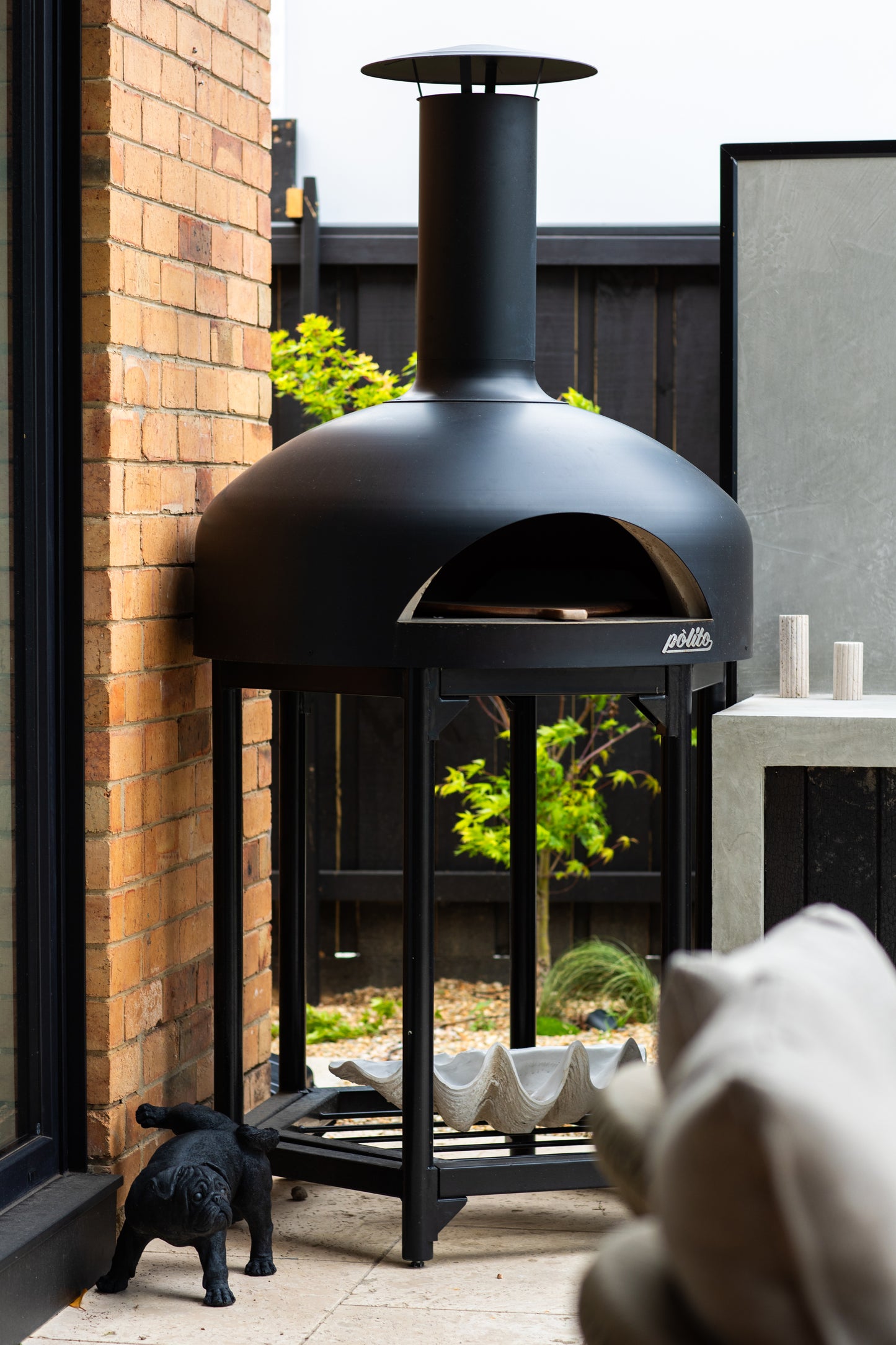 Polito Giotto Wood Fired Oven With Hexa Stand